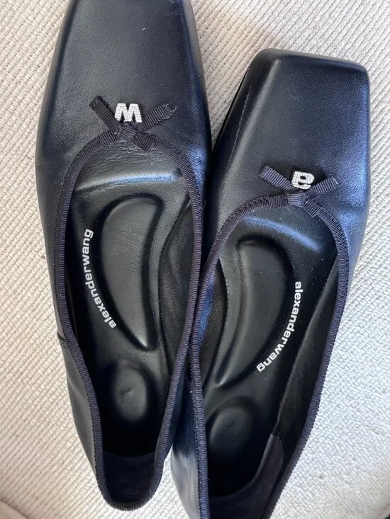 Alexander Wang Billie Flat size 38 Black - Picture 5 of 6